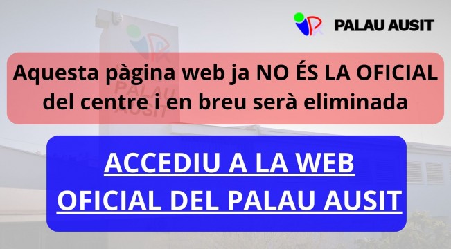 Nova pàgina web del centre